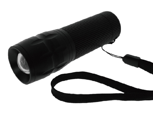 XML T6 EDC LED مصباح يدوي صغير الحجم سون زووم بحجم الجيب 4 * AAA Batteries Torch