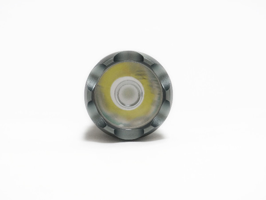 أحمر / فضي Starlite EDC LED مصباح يدوي قابلة لإعادة الشحن نوع زر التبديل